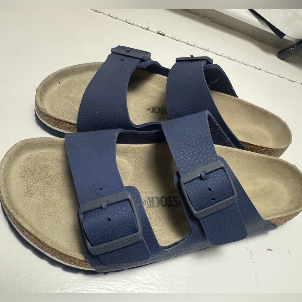 SOLD Birkenstock LIKE NEW Desert Soil Blue Navy Arizona Sandals
